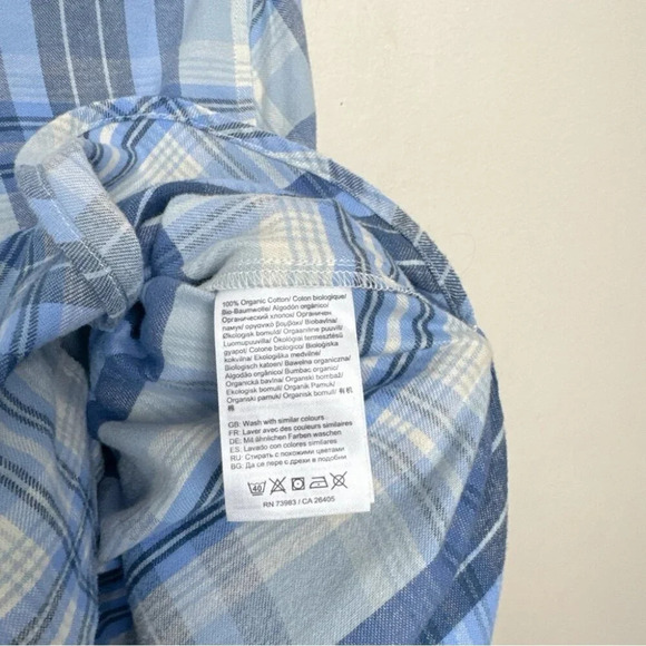 Helly Hansen Womens Xsmall Okka Organic Flannel Button Shirt - Picture 11 of 14